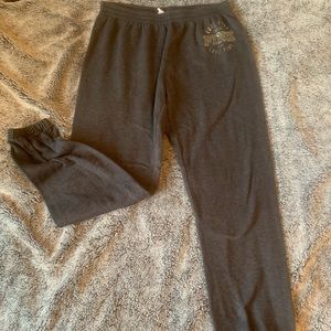 PINK Grey Sweats/Joggers Small